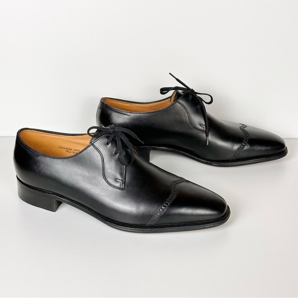 John Lobb Shoes John Lobb 202 Saint Crepin Leather Derby Shoes In